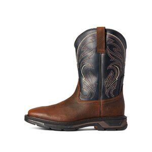 New ARIAT Men WorkHog XT Cottonwood Work Boot Color BROWN OILED ROWDY
